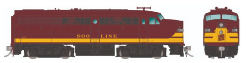 Rapido 37557 Soo Line Alco FA-1 #2221B DCC/LokSound HO