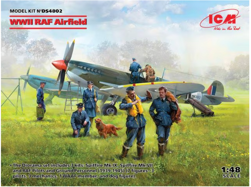 ICM DS4802 WWII RAF Airfield Diorama