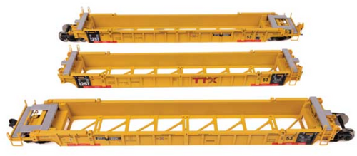 Walthers 910-55832 TTX NSC Articulated 3-unit Well #786947 HO
