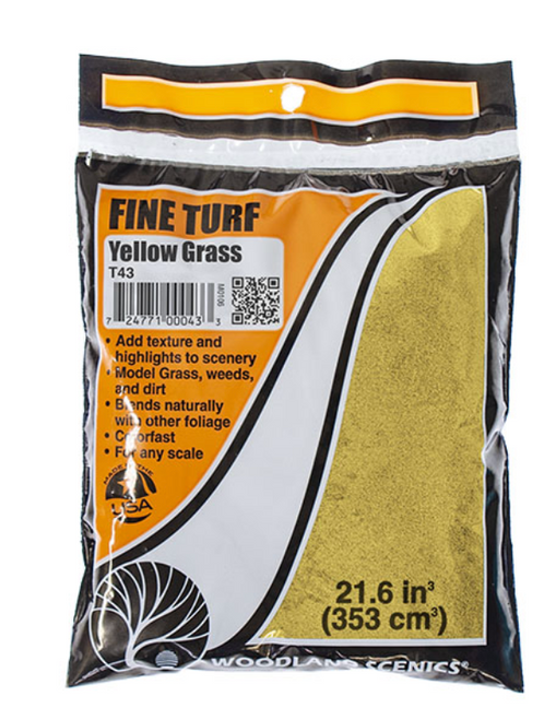 Woodland Scenics T43 Fine Turf Soil Bag