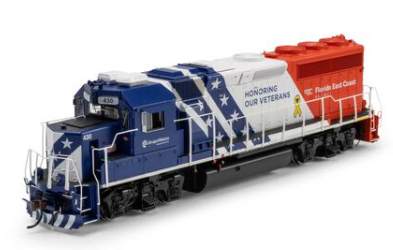Athearn Genesis 1746 Florida East Coast FEC GP40-2 #430 "Honoring our Veterans" DC HO