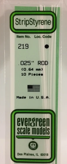 Evergreen 219 .25" Rod