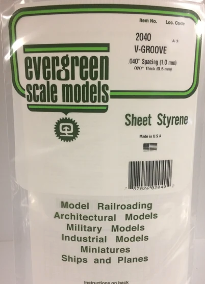 Evergreen 2040 v-groove siding