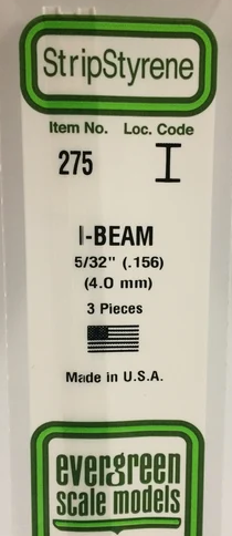 Evergreen 275 5/32" I-Beam
