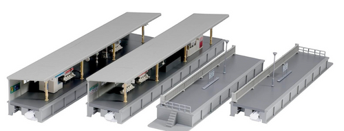 Kato 23-177 One Sided Platform-Complete Set N-Scale