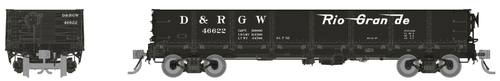 Rapido 163013 D&RGW Rio Grande 40' Drop Bottom Gondola HO