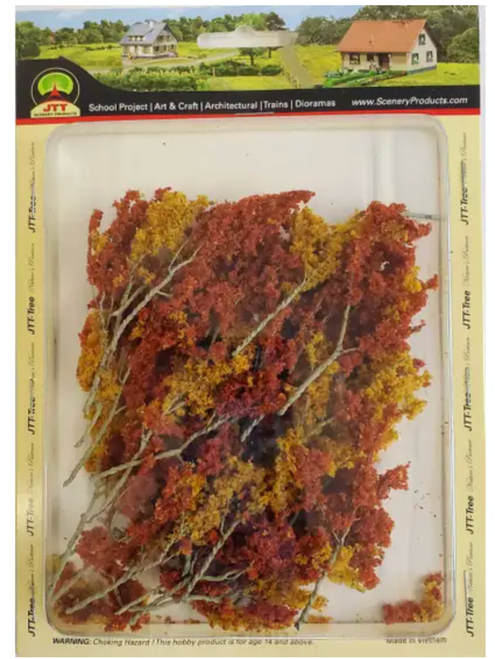 JTT 95521 Foliage Branchs Fall Mixed 1.5" - 3" 60 pieces
