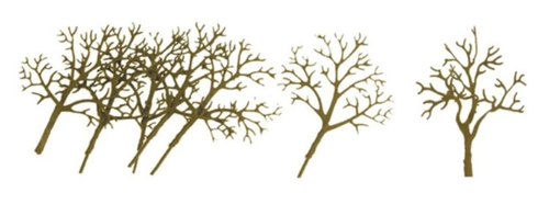 JTT 94125 Tree Armatures 1.5" - 3" 30 Pieces