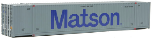 Walthers 949-8516 Matson 53' Singamas Container HO