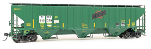 Tangent 36362-03 CFWR Caney Fork & Western Ex-CNW Restencil PS-2 4750 Covered Hopper #810206 HO