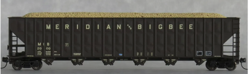 Trainworx 27058-05 Meridian & Bigbee 7,000 cf Wood Chip #2014 N Scale