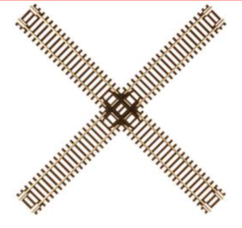 Atlas 2045 Code 55 90 degree Crossing N Scale