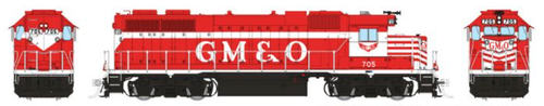 Rapido 38058 Gulf, Mobile & Ohio GM&O EMD GP38 #713 DC/Silent HO