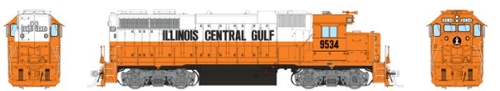 Rapido 38561 Illinois Central Gulf ICG EMD GP38 #9536 DCC & Sound HO