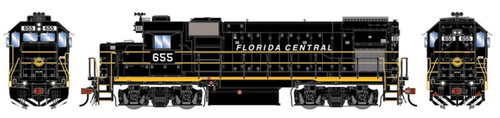 Athearn Genesis 1895 Florida Central GP15-1 #655 DCC/Sound HO