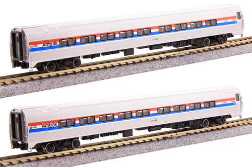 Kato 106-6293 Amtrak Amfleet II Phase III Coach 2-car set N scale