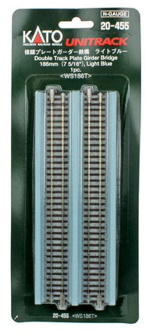 KATO N scale 20-455 Double Track Girder Bridge 7 13/32" Light Blue