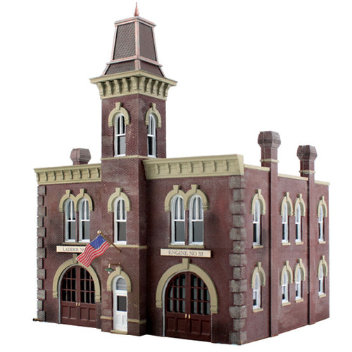 Woodland Scenics BR5034 Firehouse HO scale Built & Ready