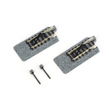 Kato N scale 20-048 Straight Track with Bumper C 2" Unitrack (2 per card)