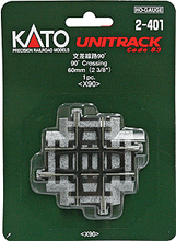 Kato 2-401 90 Degree Crossing UniTrack HO