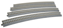 Kato 2-252 313 1/8" radius Superelevated Easement Curved Uni-Track Concrete Ties HO 4-pack