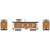 Roundhouse 17948 NP Northern Pacific  30' 3-window Caboose #1352 HO
