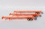 JTC 772002 Direct Chassislink Inc. LSFZ with BNSF logo 53' CHASSIS for 53' containers (Three Pack)
