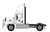 Trainworx 42590-08 YRC Cascadia Tractor N scale