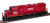 Atlas Trainman 10004578 HLCX GP38-2 #3805 DCC/Sound Gold HO