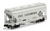 Athearn Genesis N 1284 Erie Lackawanna #21350 ACF 2970 2-bay Covered Hopper "Primed for Grime"