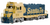 Rapido 70104 ATSF CF7 w/ Square Cab (DC/Silent): AT&SF - Yellow Warbonnet: #2443 HO