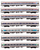 Kato 106-105 Amtrak Amfleet I Coach Set ALL PHASES 7-car set N scale
