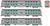Rapido 545001 Burlington Northern Gallery Commuter Cars 3-car set SET #1 1-Cab, 2-Coaches) N scale