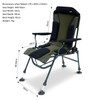 ABODE, Carp, Fishing, Camping, Folding, Easy, Arm, Long, Leg, Recliner, Sport, Chair