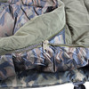 Abode Camo Fleece Topped Carp Fishing Camping Bedchair + Airtexx Sleeping Bag