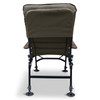 Abode Urban Rip-Stop Camo Carp Fishing Camping Long Leg Fleece High Back Armchair Recliner Chair