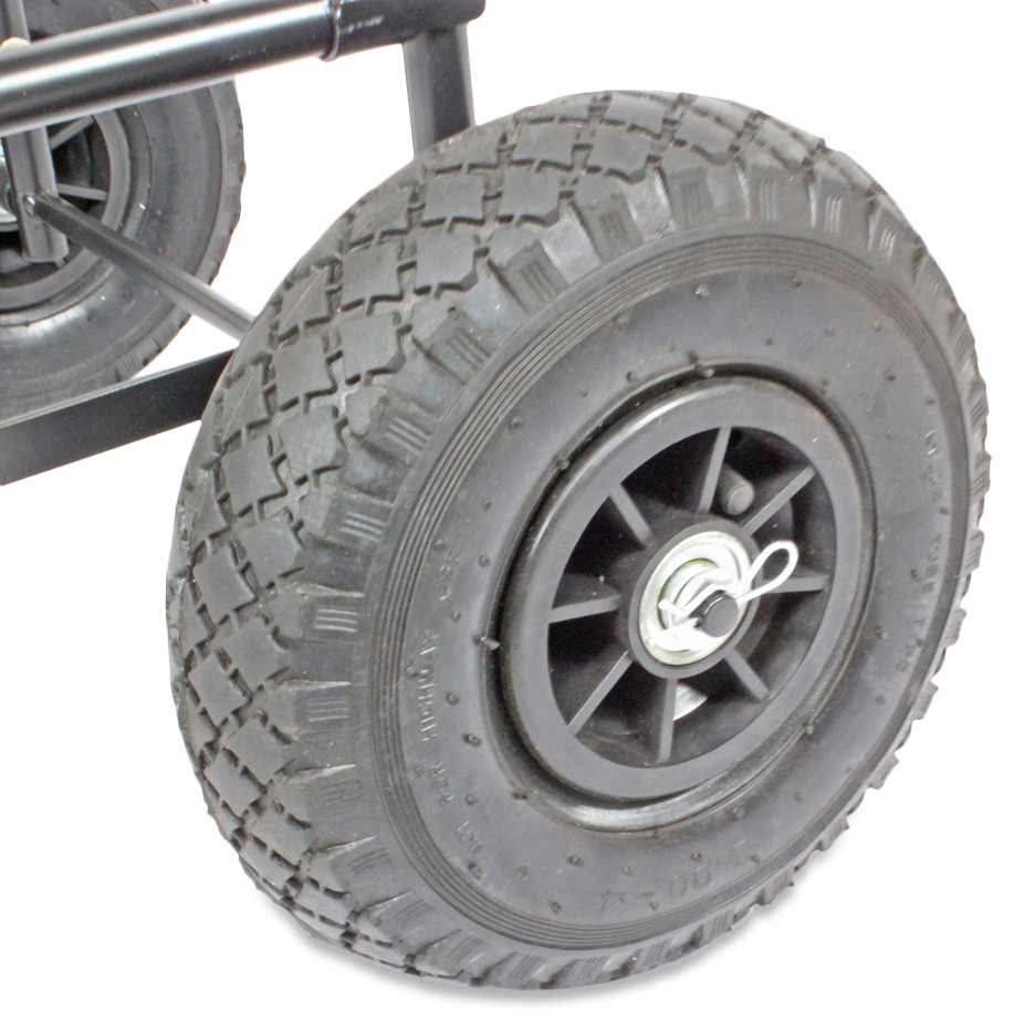 KOALA PRODUCTS LARGE FOLD FLAT SEAT BOX FISHING TROLLEY CLIP OFF WHEELS