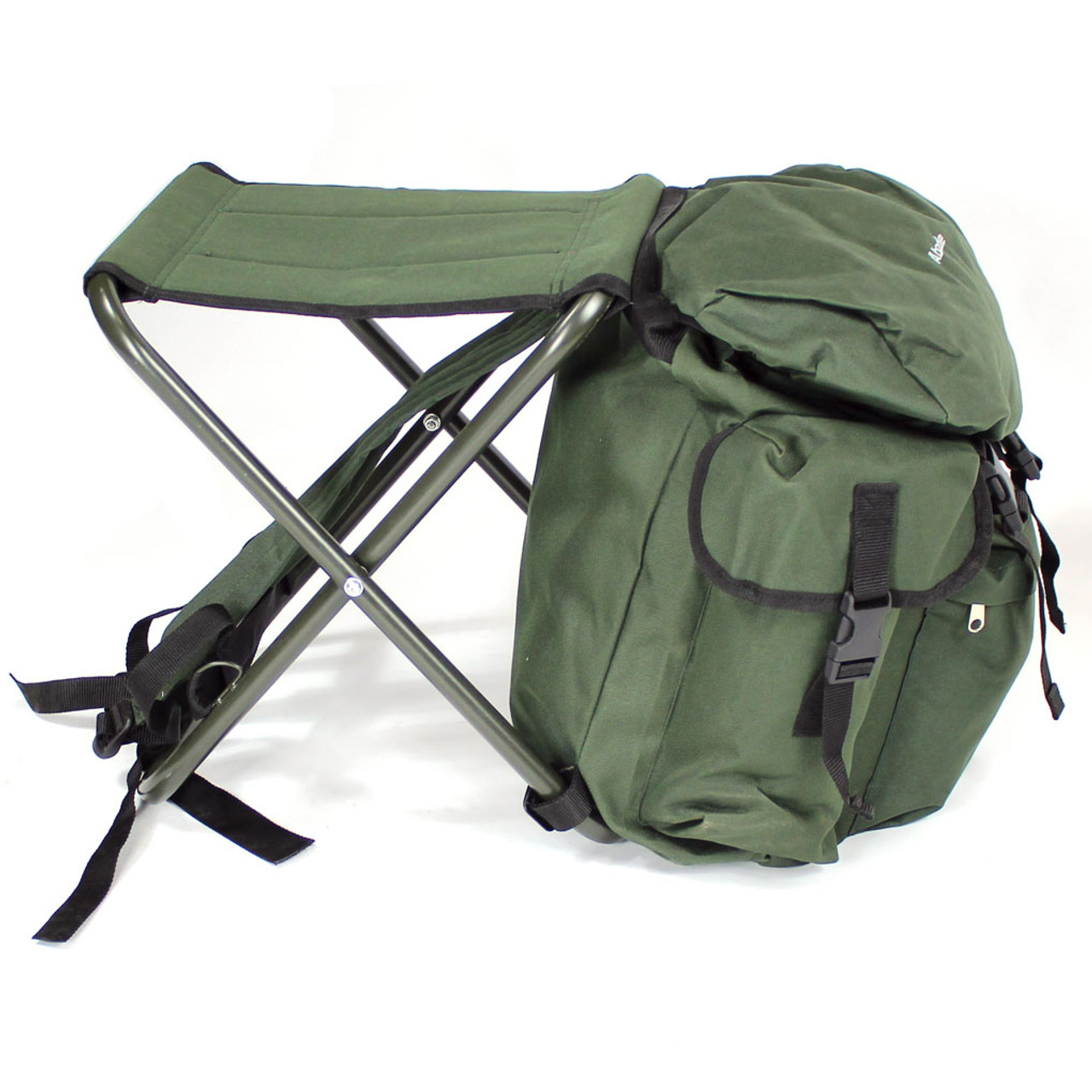 Fishing rucksack shop with chair