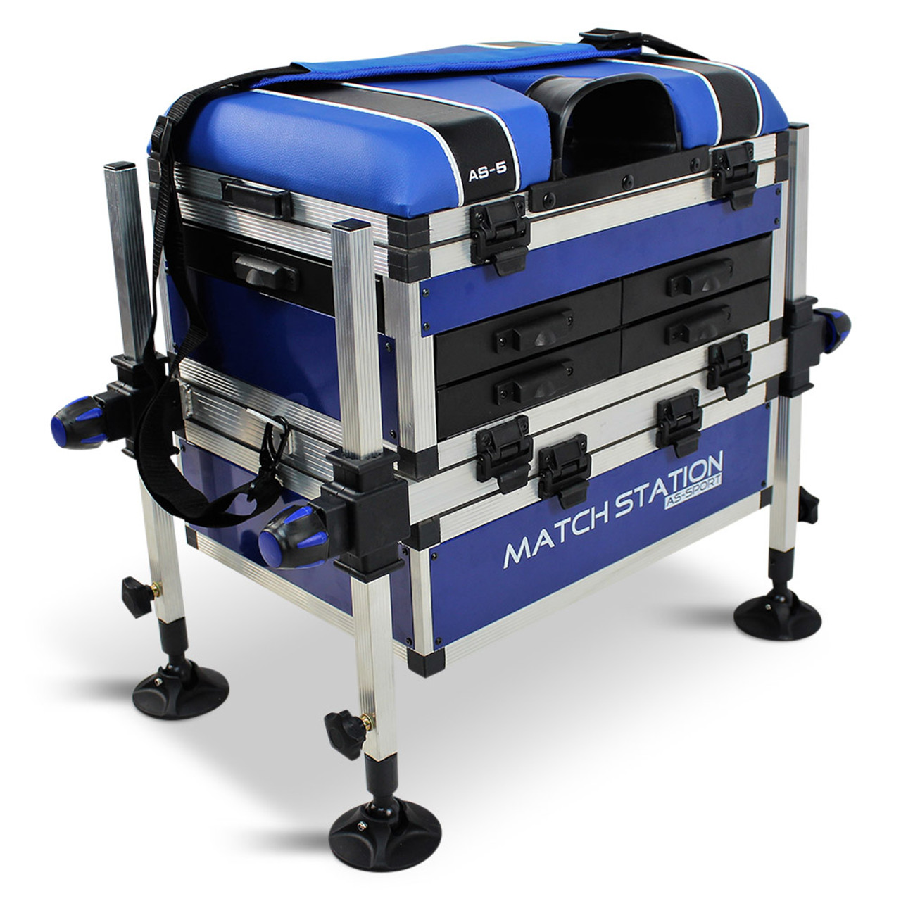 Match Station AS5 Drawer Alloy Pro-Sport Seat Box - KOALA PRODUCTS FISHING  TACKLE