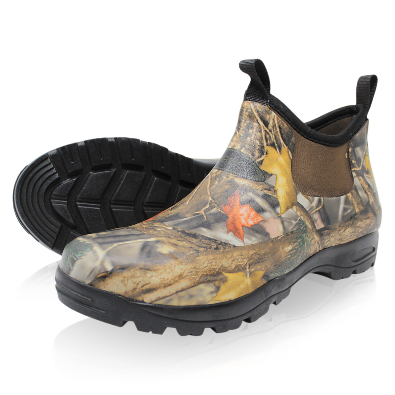 camo slip on boots