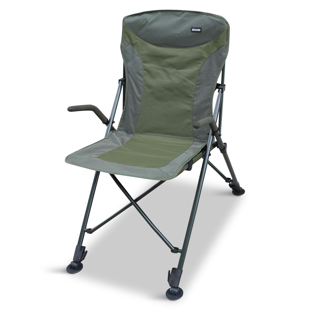 Abode Carp Fishing Camping Folding Festival Beach Guest Armchair Chair -  KOALA PRODUCTS FISHING TACKLE