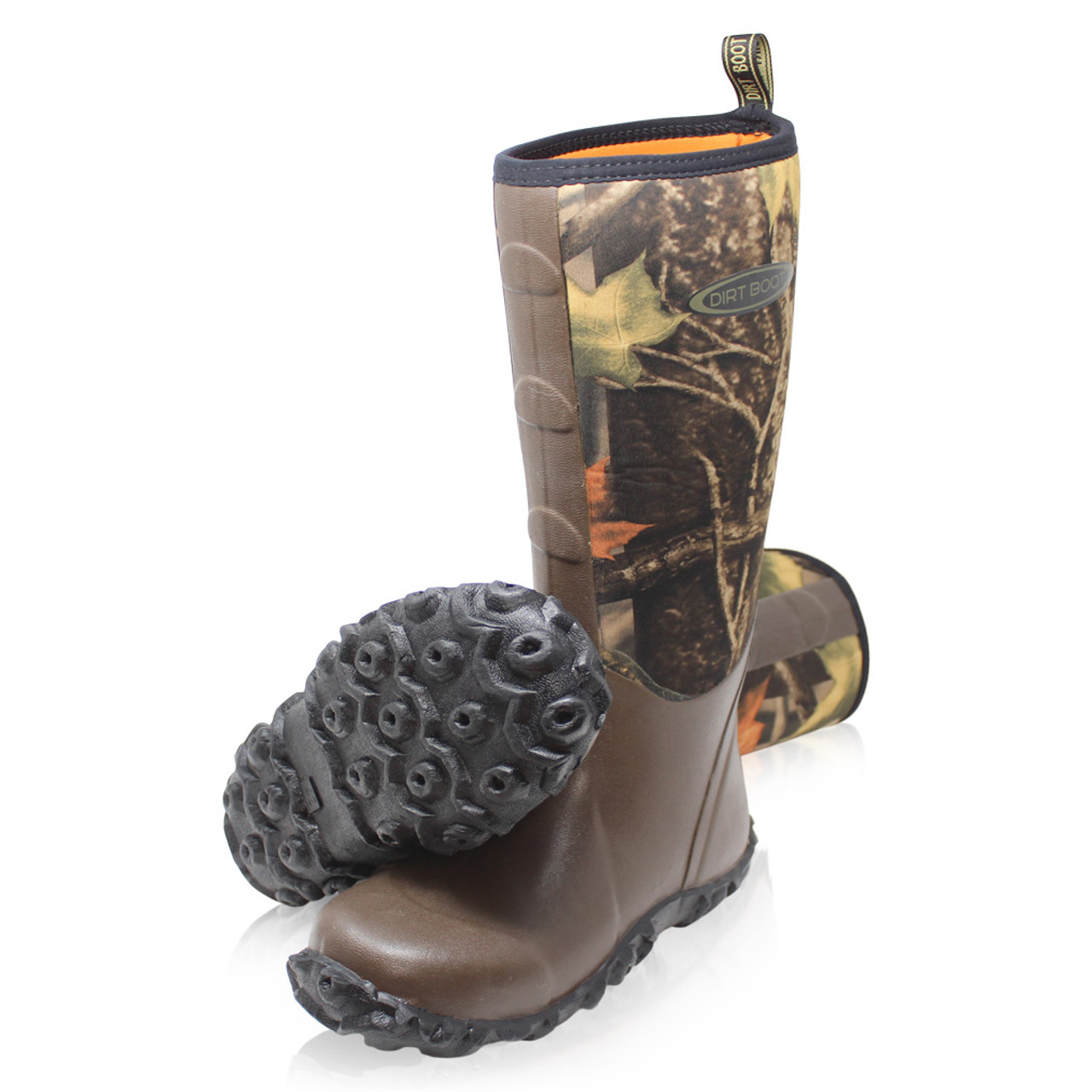 Dirt Boot Mudder Waterproof Neoprene Wellingtons Muck Field Hunting Boots  Brown/Camo Wellies - KOALA PRODUCTS FISHING TACKLE