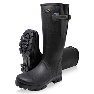 DIRT, BOOT, NEOPRENE, LINED, GAMEKEEPER, WELLINGTON, MUCK, FIELD, GUSSET, BOOTS, BLACK