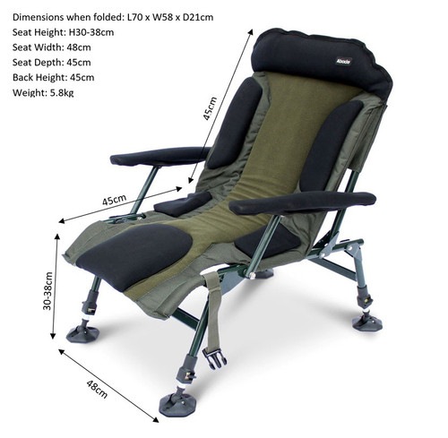 L70 Foldable fishing chair heavy camp / fishing chair adjustable