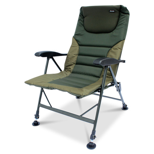 Abode Airlite Alloy Padded Easy-Arm Carp Fishing Camping Recliner