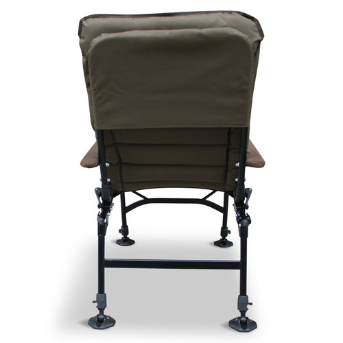 Abode Compact Carp Fishing Camping Folding Easy-Arm Low-Armchair Recliner  High Back Sport Low-Chair - KOALA PRODUCTS FISHING TACKLE