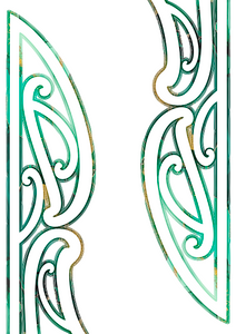 Komanawa Window A3 - UV DTF Decal (Double Sided)