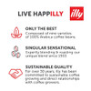 Illy Espresso Single Serve Coffee Compatible Capsules, 100% Arabica Bean Signature Italian Blend, Classico Espresso, 10 Capsules