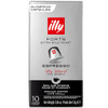 Illy Espresso Single Serve Coffee Compatible Capsules, 100% Arabica Bean Signature Italian Blend, Forte Extra Dark Roast, 10 Capsules