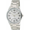 Casio MTP-V001D-7B Men's Standard Stainless Steel Easy Reader Silver Dial Watch